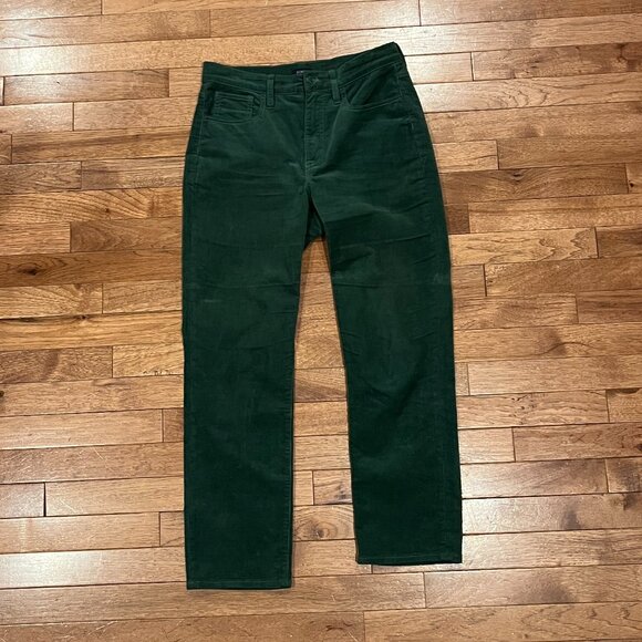 J. Crew, Emerald/Hunter Green Corduroy, slim fit pants, 27P - Picture 2 of 8